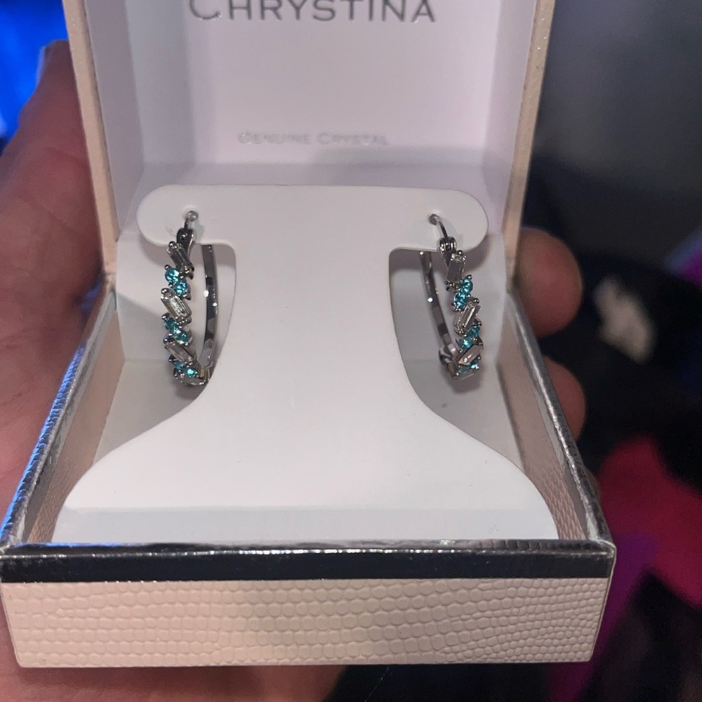 Genuine Chrystal earrings